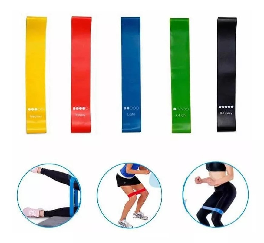 Miniatura 2 de Bandas Elasticas Para Hacer Ejercicio x5